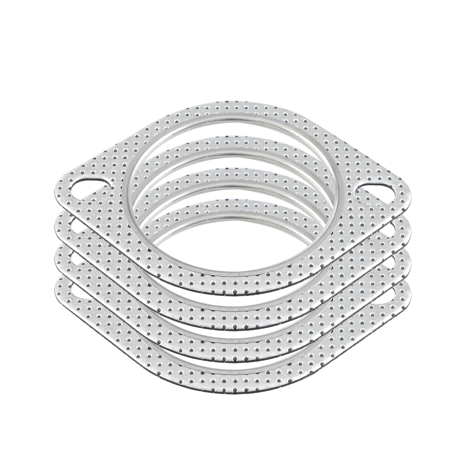 5PCS 3 Inch Exhaust Gasket 2Bolt 78mm Flange High Temperature Gasket