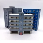 1/100 Scale Buildings Train Railway Modern Business School Teaching House Kits