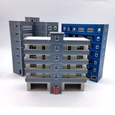 1/100 Scale Buildings Train Railway Modern Business School Teaching House Kits
