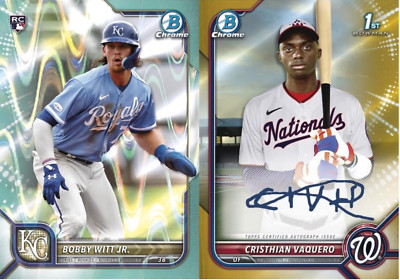 2022 BOWMAN CHROME BASE CARD - FINISH YOUR SET HERE !!