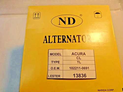 AcuraCL.TL.2001.2002.2003.TYPE S.Alternator.V6/3.2L.120A/12VCW.6-G.1YrWarranty - Picture 9 of 13