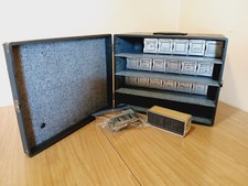 Vtg Airequipt Photo Slide Magazines and Storage/Carry Case See photos