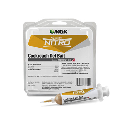 Nitro Vendetta Roach Killer / Cockroach Gel Bait free Plunger and Tip!
