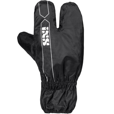 iXS Virus 4.0 Regenüberziehhandschuh schwarz Motorrad Regenhandschuh wasserdicht