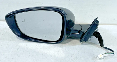 23-25 HONDA ACCORD HYBRID FRONT LEFT SIDE VIEW DOOR MIRROR BLACK NH731P # 97414