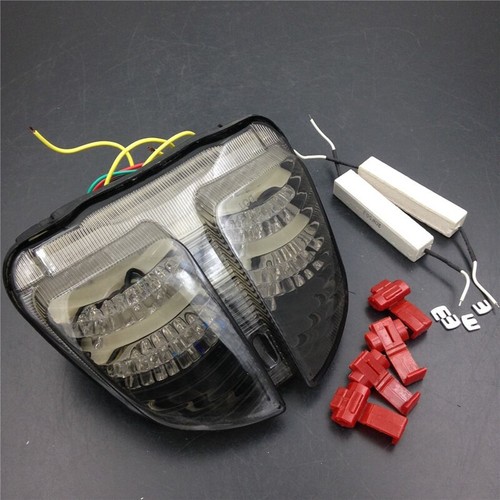 Smoke LED Tail Light Brake Turn Signal Light Fit Suzuki GSXR600/750 2006-2007 K6 - Picture 2 of 8