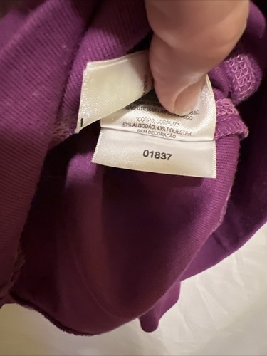 Columbia Mujer Grande Jaspeado Dos Tonos Púrpura Cremallera Completa Sudadera con Capucha - Imagen 12 de 13