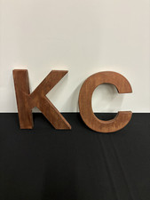 wooden letter for decor 8" x 7"