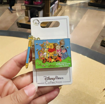 Disney pin authentic 2025 winnie the pooh signature shanghai