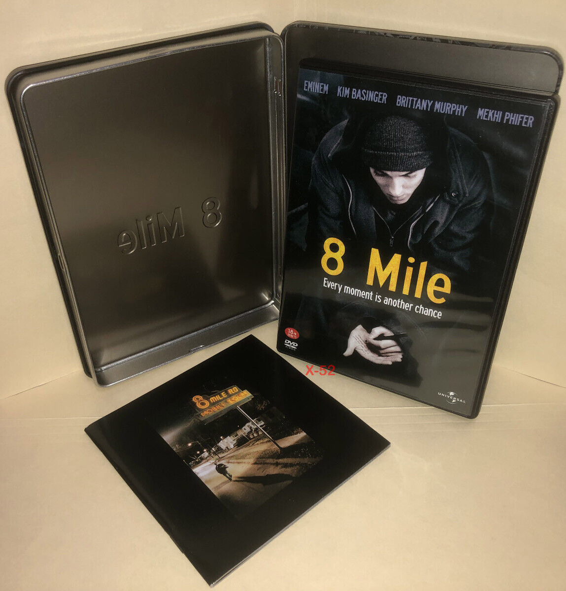Eminem movie 8 Mile DVD Limited Edition Tin Case Korea press