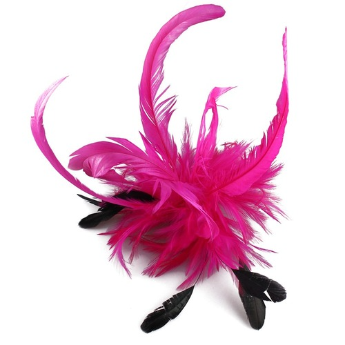 New Wedding Dance Hair Feather Fascinator Accessories Hair Clip Party Headdress - Picture 6 of 21