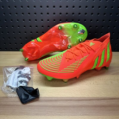 Adidas Predator Edge.1 SG Soccer Cleats Solar Red Men s Size 7 / Women s 8