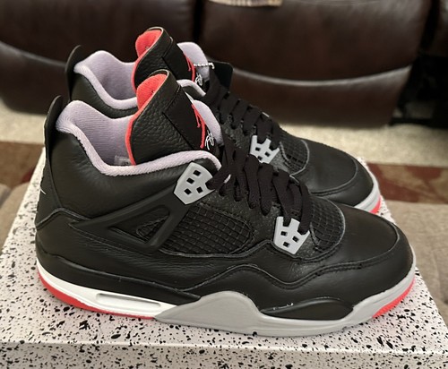 Nike Air Jordan 4 Retro Bred Reimagined Size 7Y GS DS - 第 1/11 張圖片