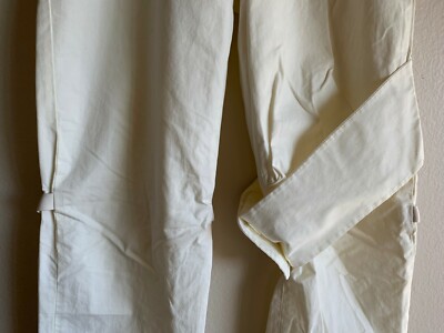 RARE Archival BNWT SS04 Helmut Lang White Cotton Bondage Jeans