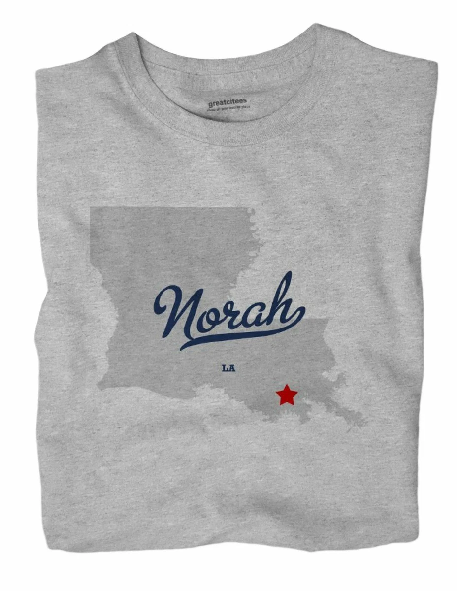 Norah Louisiana LA T Shirt MAP eBay