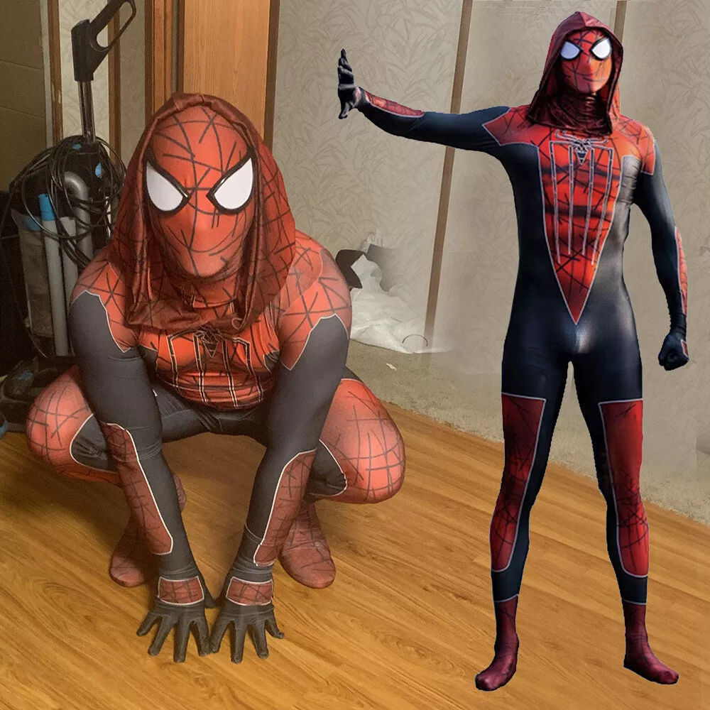 Costume cosplay The Amazing Spider-Man Spiderman adulte enfants Halloween