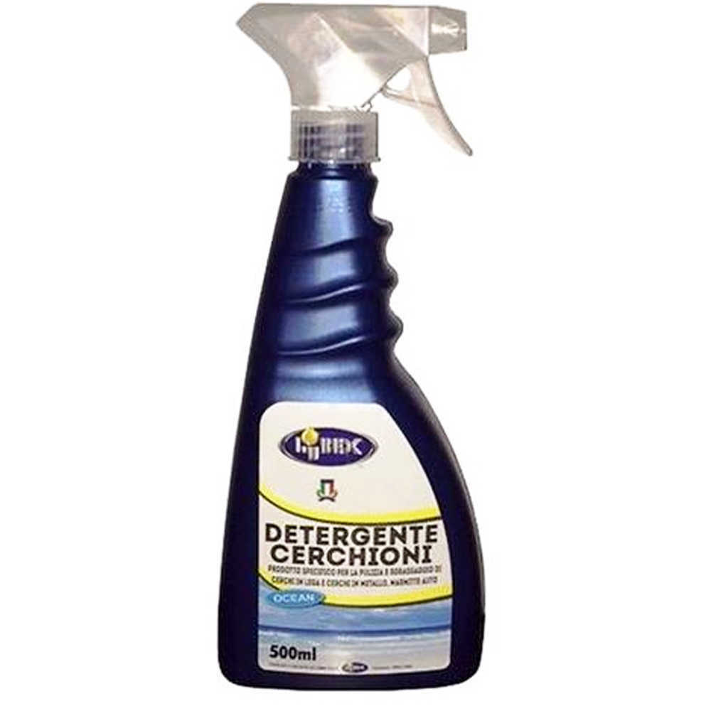 Detergente Cerchioni Cura Cerchi in Lega Metallo Pulizia Marmitte Auto Spray 500 - Immagine 1