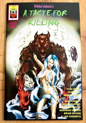 A TASTE FOR KILLING #2 NIKKOL JELENIC 2013 ACID I COMICS HORROR MONSTERS SIGNED