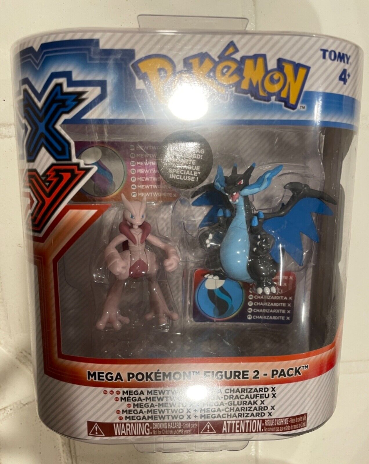 Pokemon XY Tomy Side X Mega Evolution Set of 5 Figs Charizard Mewtwo  Lucario