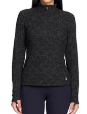 NEW Spyder Women's Midweight Fleece Printed Half Zip Active Pullover Size Small