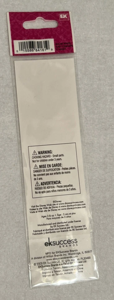 Disney Princesses /Scrapbooking - Snow White - Jasmine, Dimensional- RARE! HTF! - Image 4 of 4