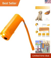 3-in-1 Handheld Dog Trainer with LED Flashlight - Bark Stopper Safety Tool