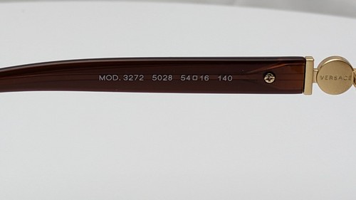 Versace MOD 3272 5028 Rectangle Transparent Brown Womens Eyeglasses 54mm - Picture 5 of 6