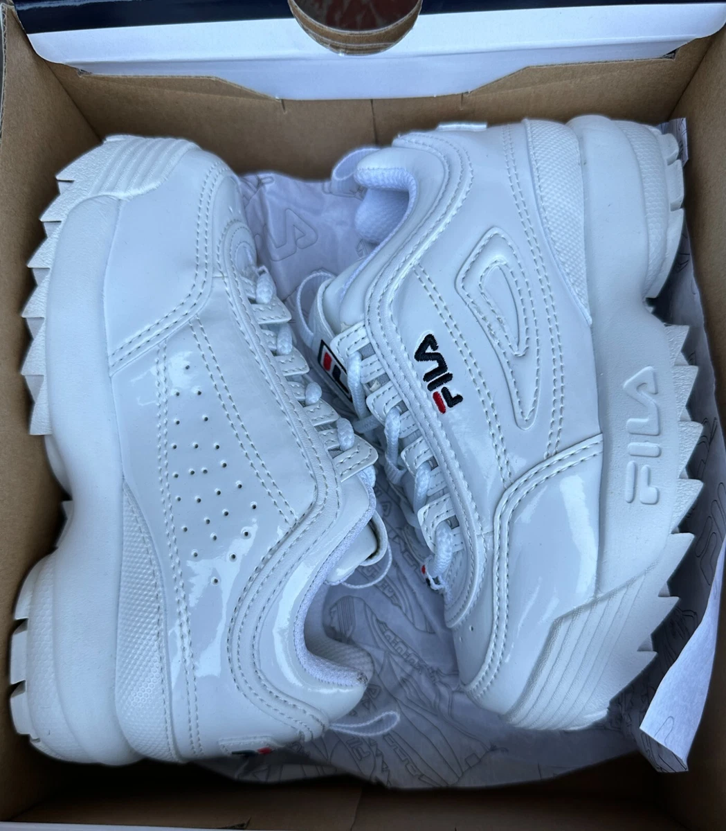 Infant FILA Disruptor Toddler Infant Size UK 9 White PAT 164463