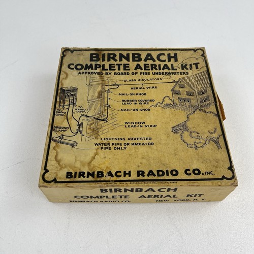 Kit Antena Vintage BIRNBACH RADIO AM Antena Años 30 - Imagen 5 de 5