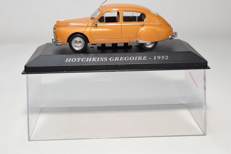 B25 1:43 ALTAYA ATLAS IXO HOTCHKISS GREGOIRE 1952 MET. MARRÓN SIN USAR, EN CAJA Foto 2 de 4