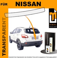 Lackschutzfolie Ladekantenschutz für Nissan Qashqai+2 2008-2013 Transparent