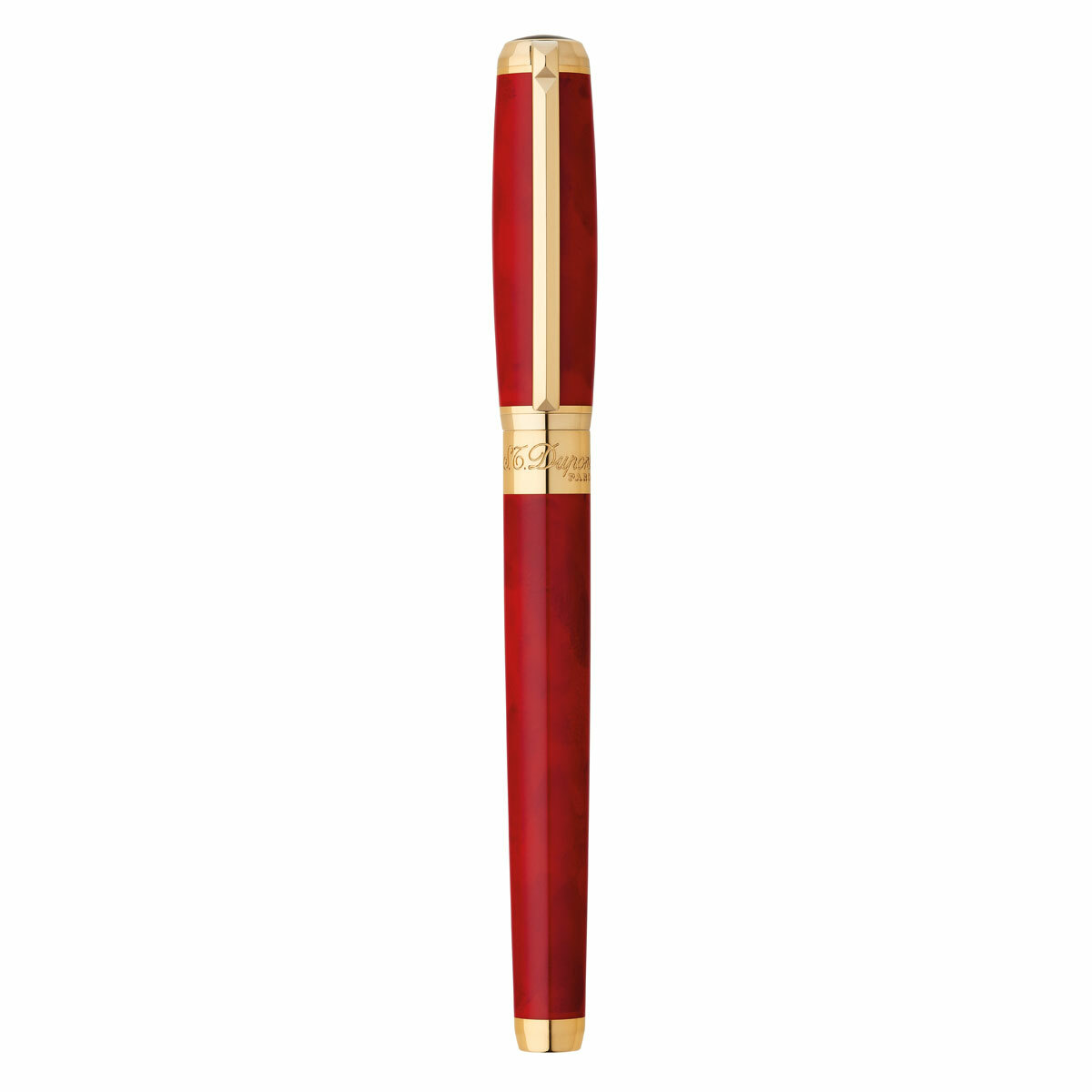 S.T. Dupont Atelier Red Chinese Lacquer Fountain Pen, 410710, New