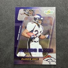 2000 Score Building Blocks Denver Broncos Football Card #BB29 Olandis Gary