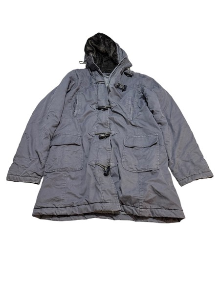 RUSTY Womens Grey Padded Hooded Coat Jacket Size 14 Good Condition