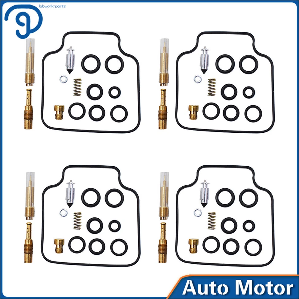 Juego de reconstrucción de 4x kit de reparación de carburador para Honda CB650SC Nighthawk 650 1983-1985 Foto 2 de 4