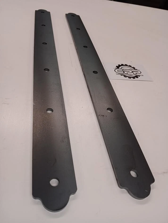 CPP Bargain Steel Flat Bar 40 x 5 x 500 Long Metal Flat Pre Drilled 8.5mm 2 PACK