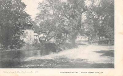 #ad North Water Gap Pennsylvania Eilenberger#x27;s Mill Undivided Back Postcard U14548 $12.75