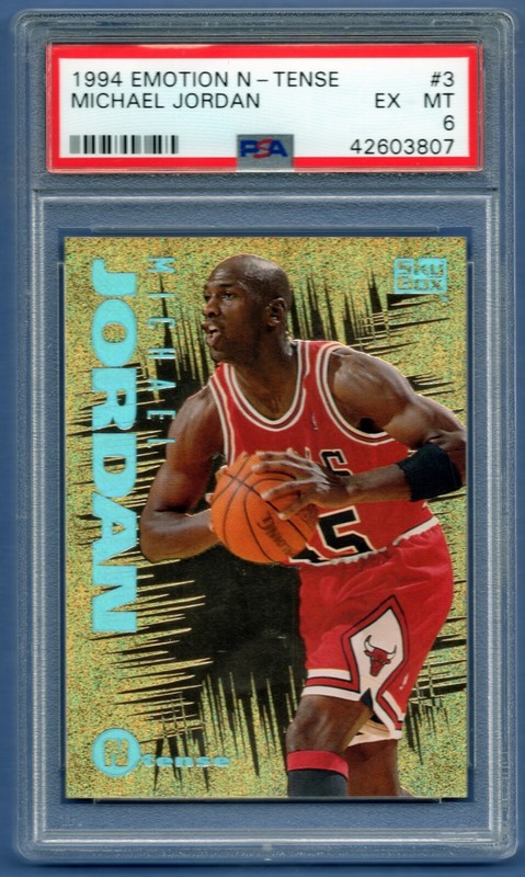 94-95 Michael Jordan N-Tense - Michael Jordan Cards