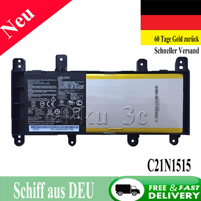 Laptop Akku Für Asus X756 / R753 / K756 Serie – 5000mAh, 7.4V, Li-Ion, Schwarz