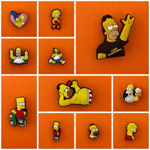 Enchufe de zapatos/Shoe Charms para zuecos/Crocs * para SIMPSONS * III Fans/CERVEZA eBay