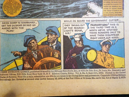 CRIME DETECTIVE COMICS V2 #4 1950 HILLMAN PUBLICATIONS GOLDEN AGE NICE MID-GRADE - Picture 3 of 4