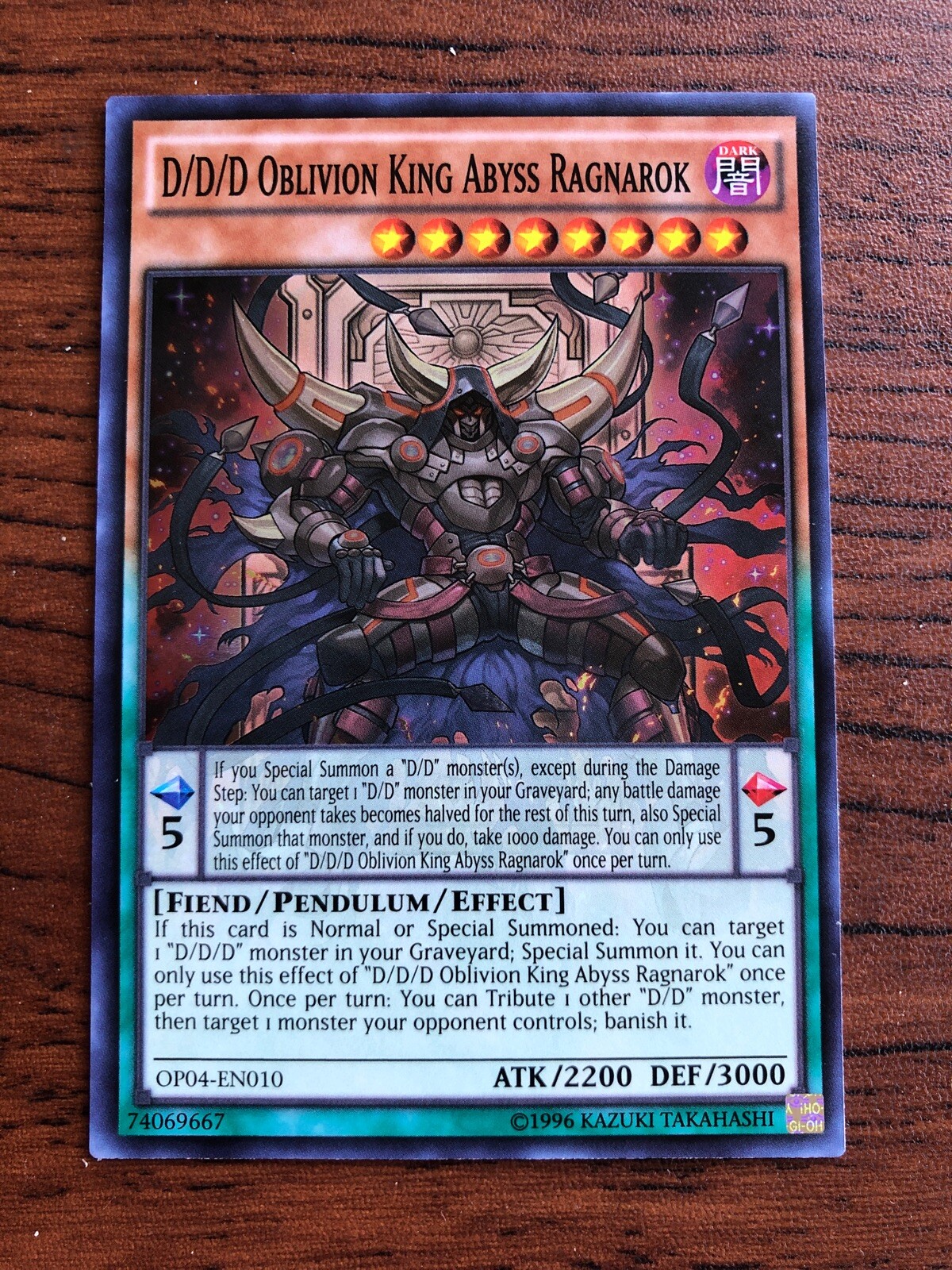 Diabolos, King of the Abyss [FOTB-EN061] Secret Rare Diabolos, King of the  Abyss FOTB-EN061 Yu-Gi-Oh! Card