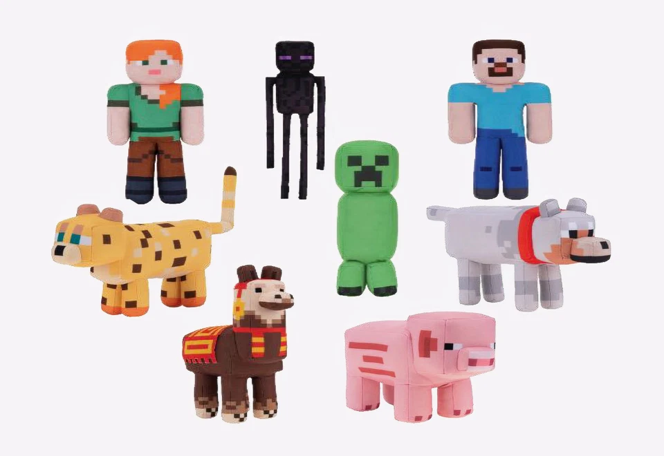 BANDAI NAMCO Minecraft Plüsch Figuren Stoff Figuren 17-58 cm Groß