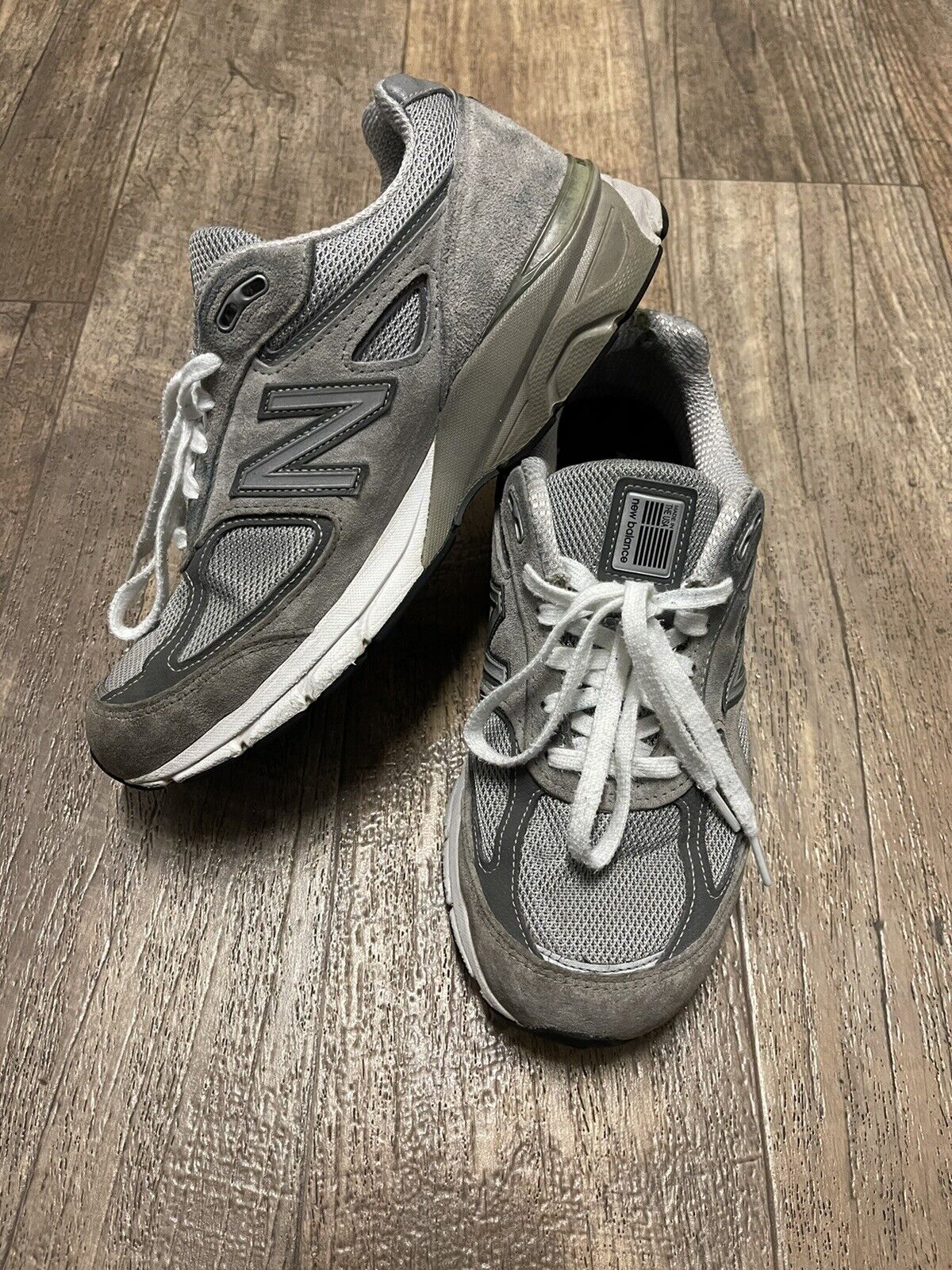 extraño Separar Colonos New Balance 990v4 Women&#039;s Grey/White Size 8 Running Shoes D With | eBay