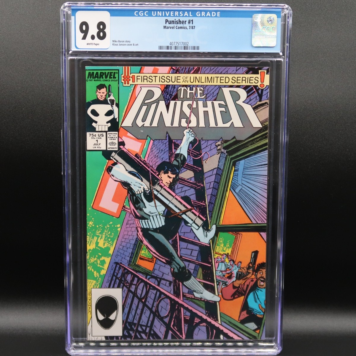 アメコミリーフ Punisher Limited Series #1 CGC The Punisher #1 - 🔑 1st Ongoing Punisher Series - CGC GRADED | eBay