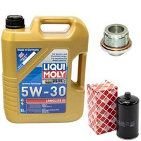 MotoröL Set 5W-30 5 Liter + ÖLfilter + Schraube FüR VW Transporter IV Bus 2.5