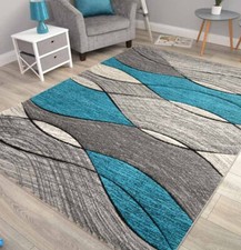 Impulse Thick Quality Modern Carved Rugs Runner Small Extra Large Soft Mat Cheap