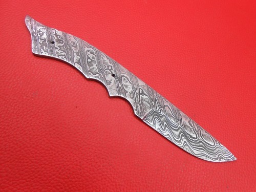 Custom Handmade Pattern Damascus Blade Blank For Making Hunting Knife A210 - Picture 3 of 10