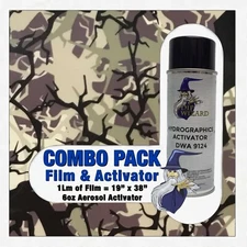 hydrographic film / activator Tactical Branch Camo hydro dip dipping wizard