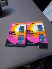 Lot of 2 Sears Brand Flip Flash, 8 Flashes Each Total 16 Flashes 3-8781 NOS
